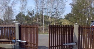 Купить распашные ворота из штакетника Заинск, цена от 2775 руб.